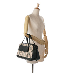 Nova Check Canvas Handbag