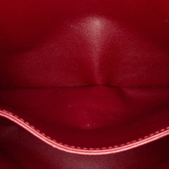 Quilted Lambskin Pagoda Accordion Flap