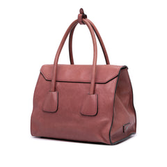 Glace Calf Sound Lock Satchel