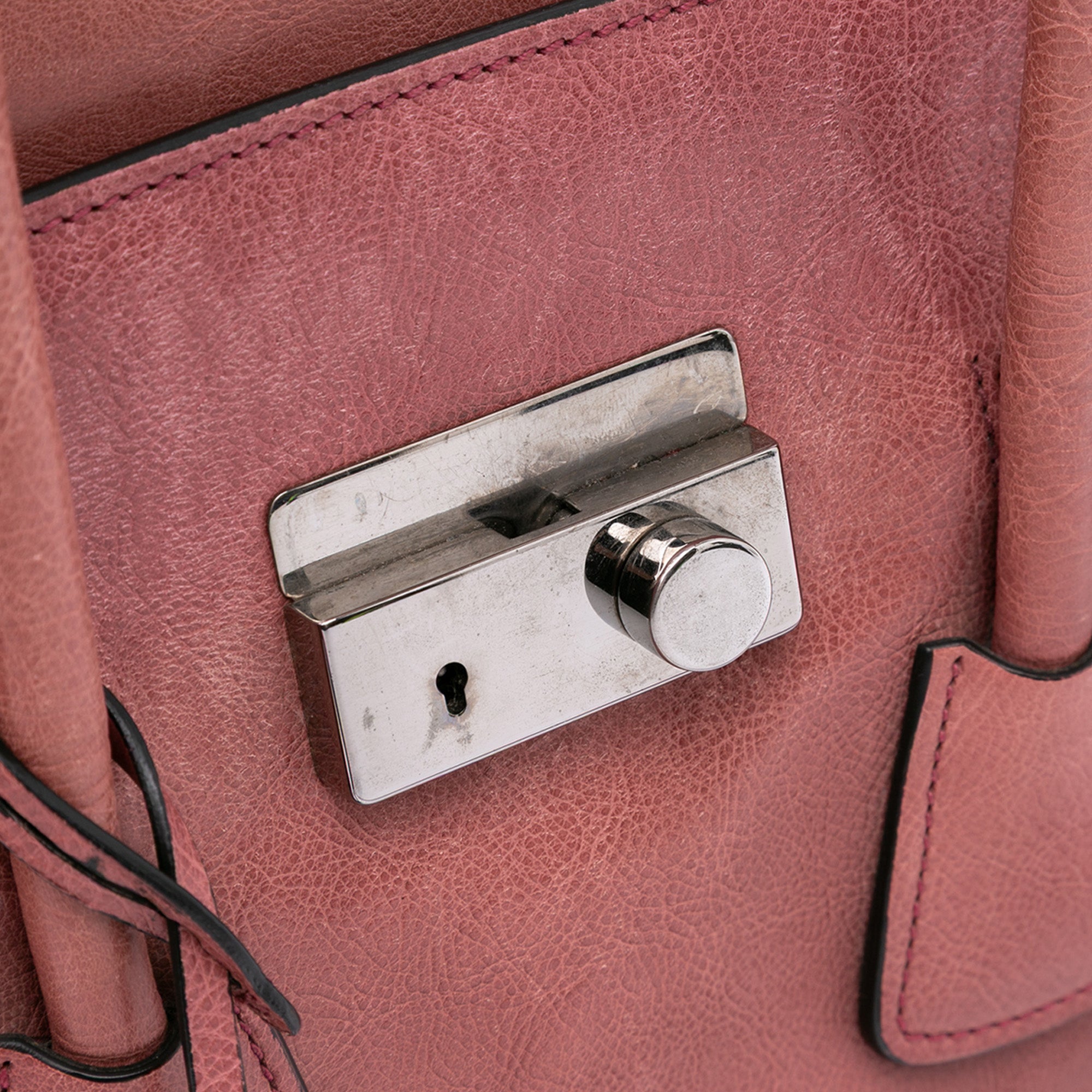Glace Calf Sound Lock Satchel