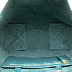 Small Grained Calfskin Vertical Cabas Satchel