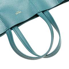 Small Grained Calfskin Vertical Cabas Satchel