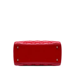 Medium Patent Cannage Lady Dior