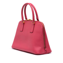 Medium Saffiano Lux Promenade Satchel