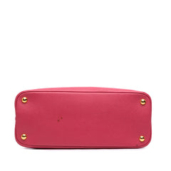 Medium Saffiano Lux Promenade Satchel