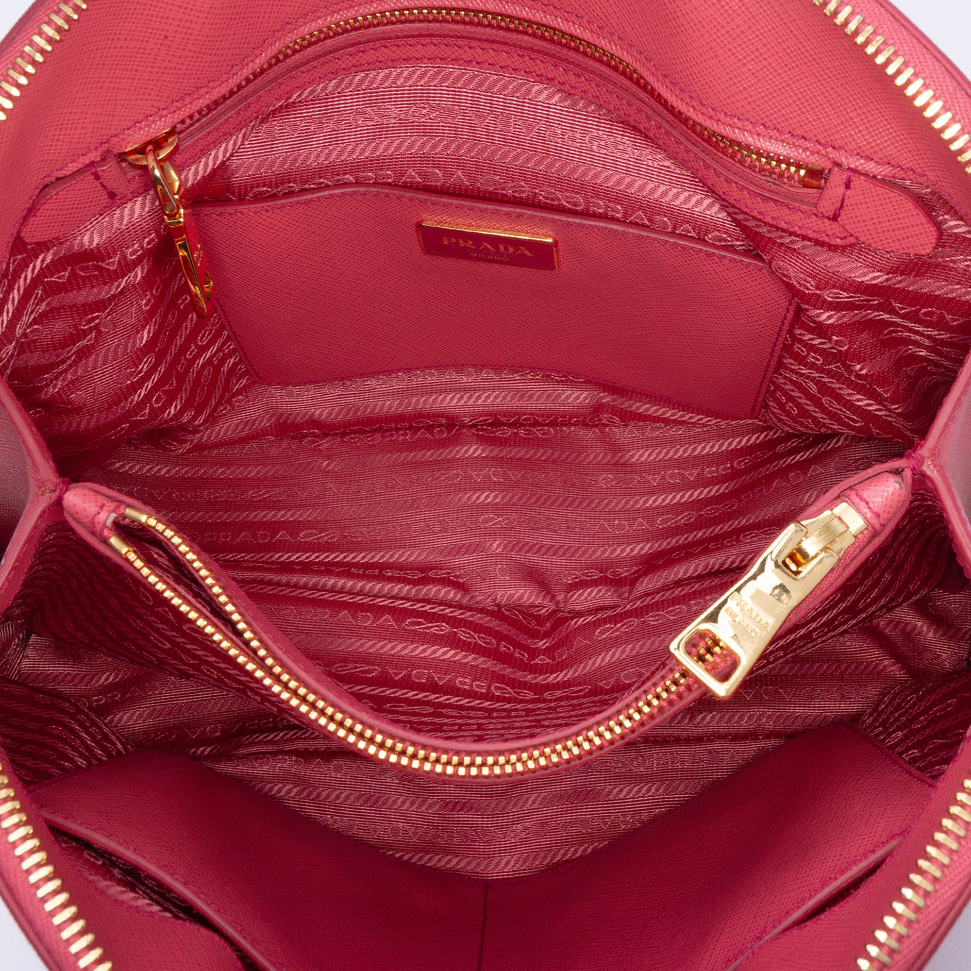 Medium Saffiano Lux Promenade Satchel