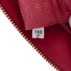 Medium Saffiano Lux Promenade Satchel