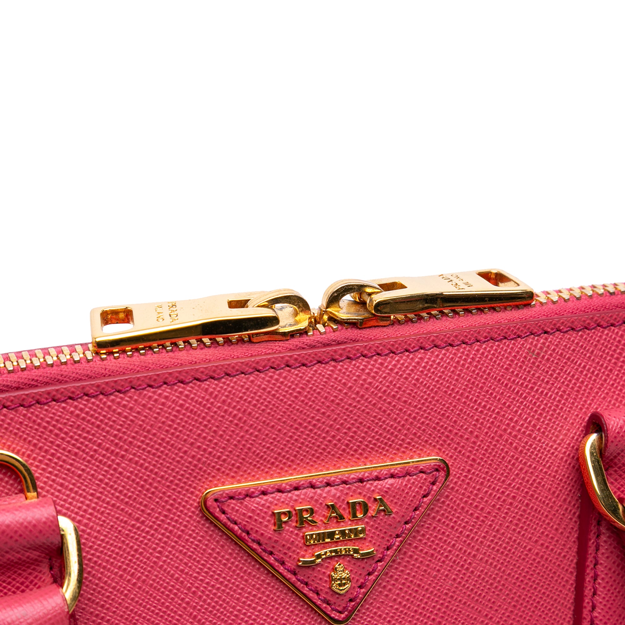 Medium Saffiano Lux Promenade Satchel