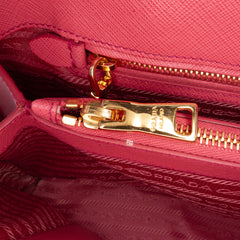 Medium Saffiano Lux Promenade Satchel