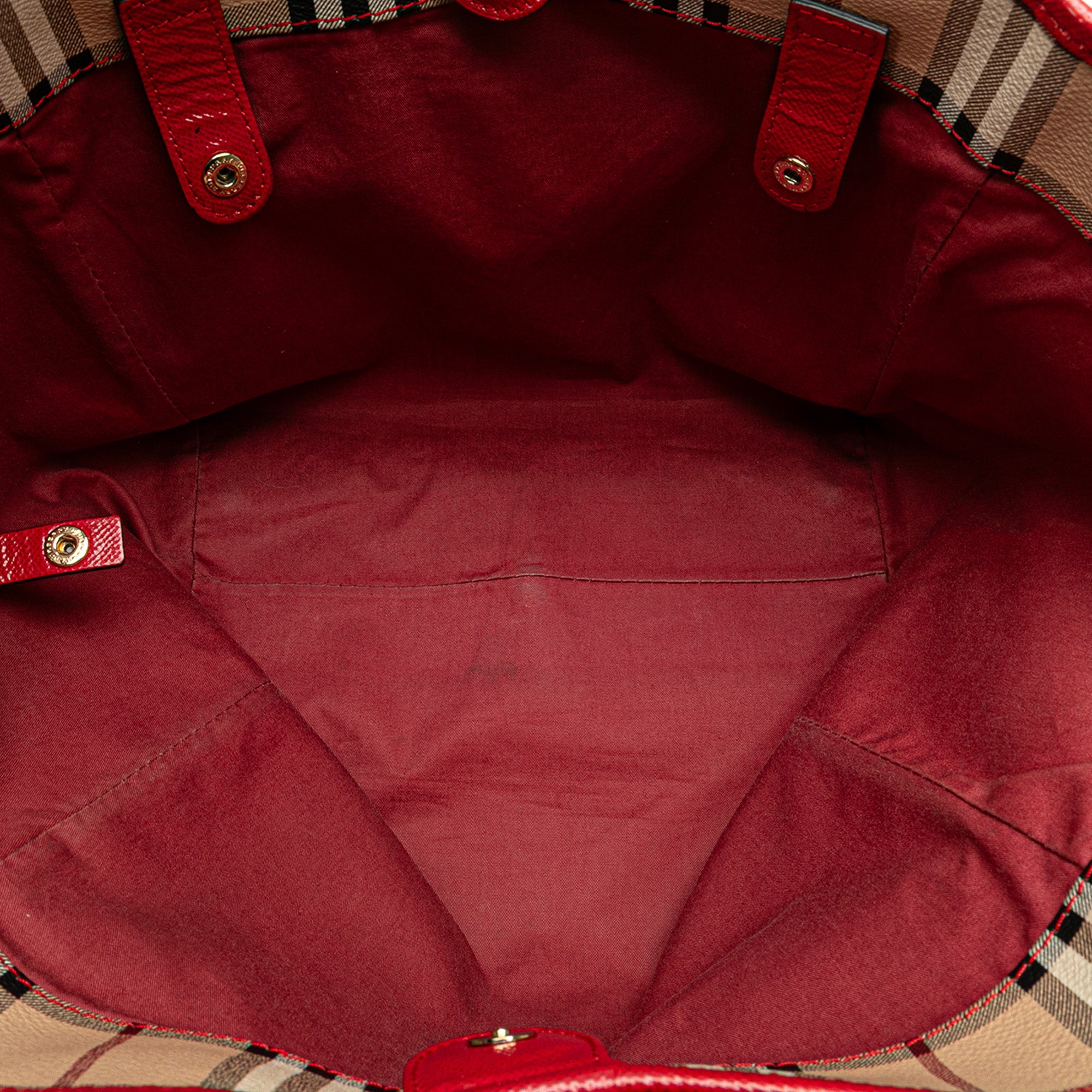 Small Haymarket Check Coated Canvas Canterbury Tote