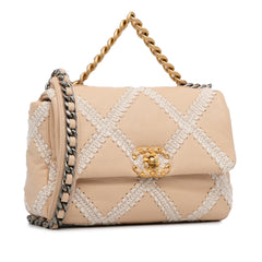 Medium Crochet Calfskin 19 Flap