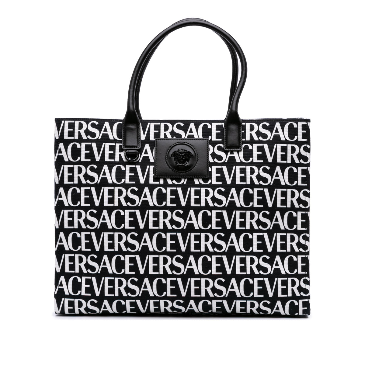Canvas Logo Print Tote