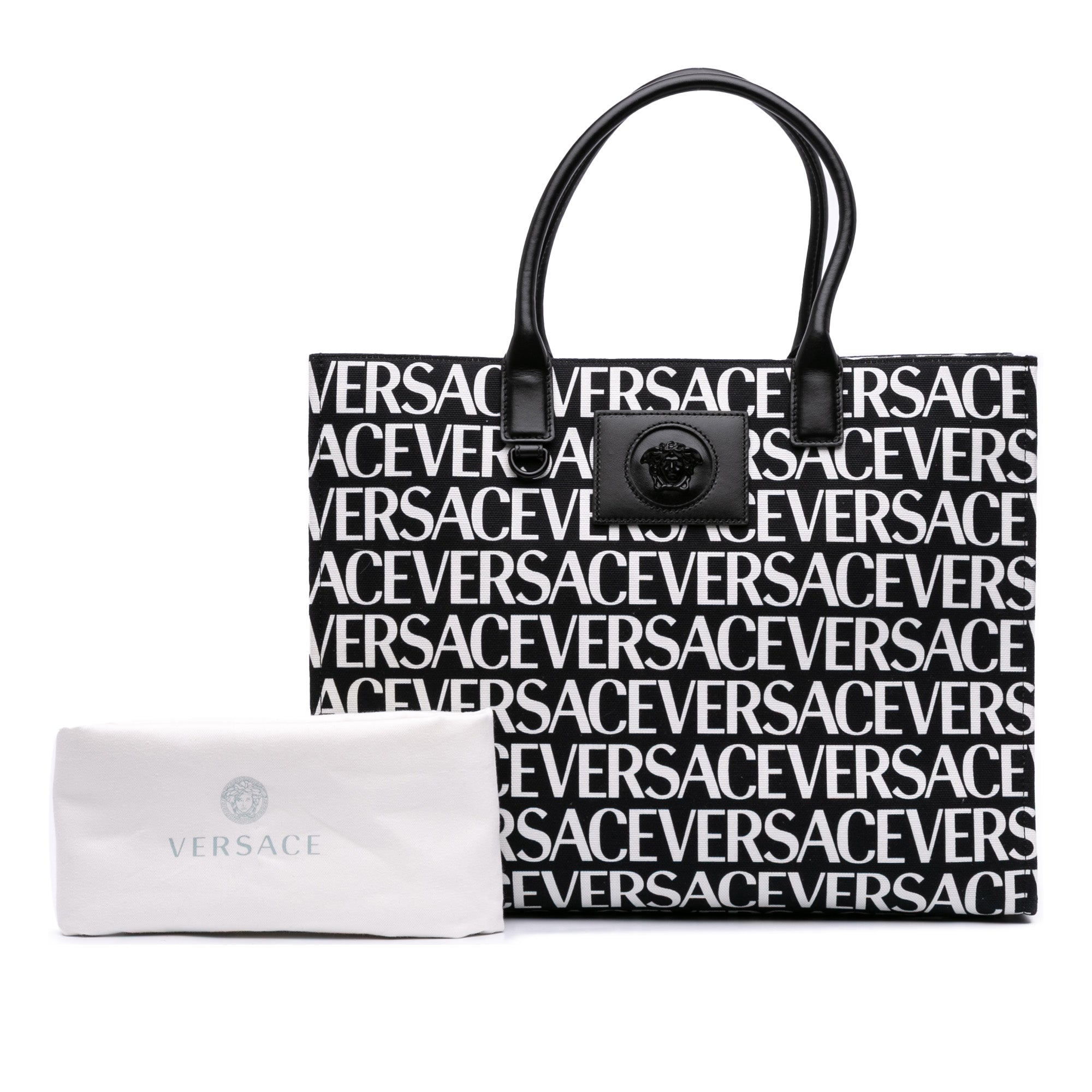 Canvas Logo Print Tote