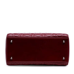 Medium Patent Cannage Lady Dior