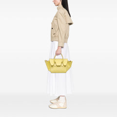 Small Grained Calfskin Tie Tote
