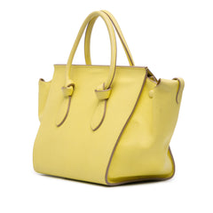 Small Grained Calfskin Tie Tote