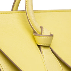 Small Grained Calfskin Tie Tote