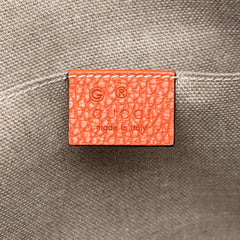 Calfskin Bamboo Tassel Clutch