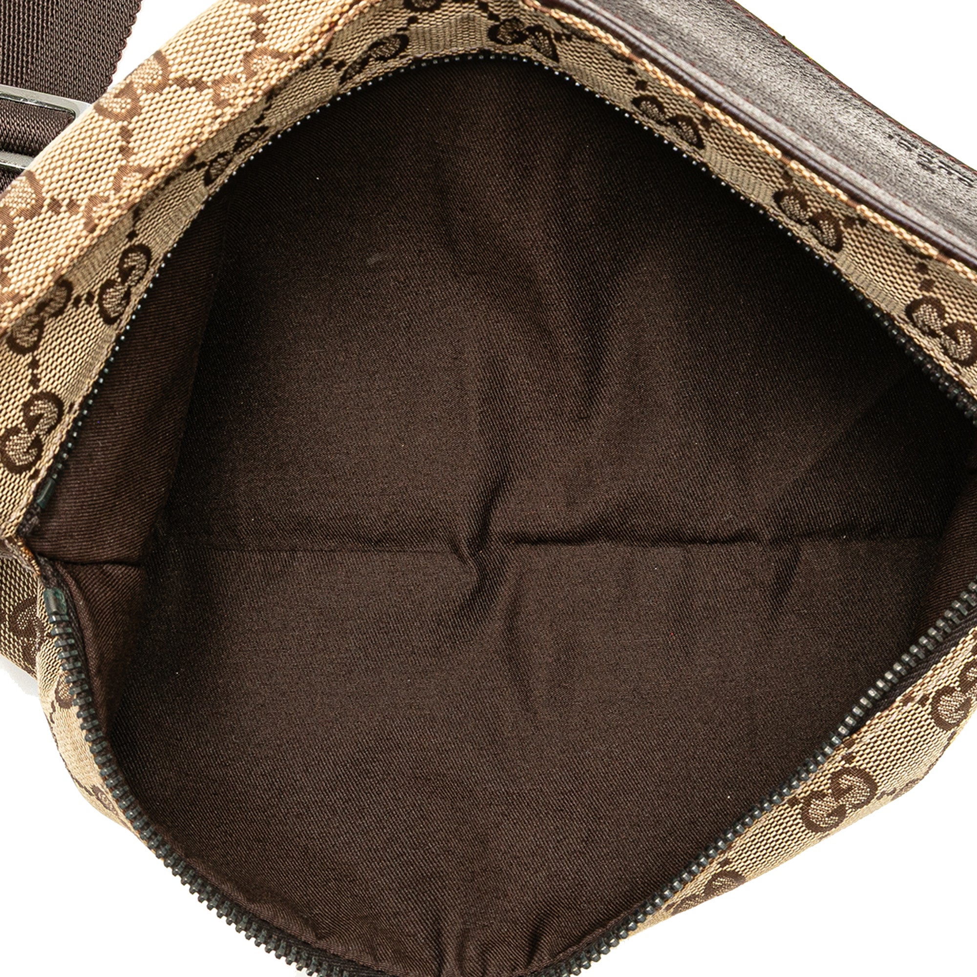 GG Canvas Double Pocket Belt Bag