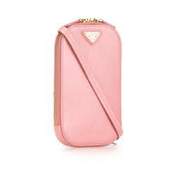 Mini Saffiano Crossbody Phone Pouch