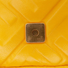 Mini Zucca Embossed Leather Baguette Satchel