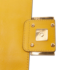 Mini Zucca Embossed Leather Baguette Satchel