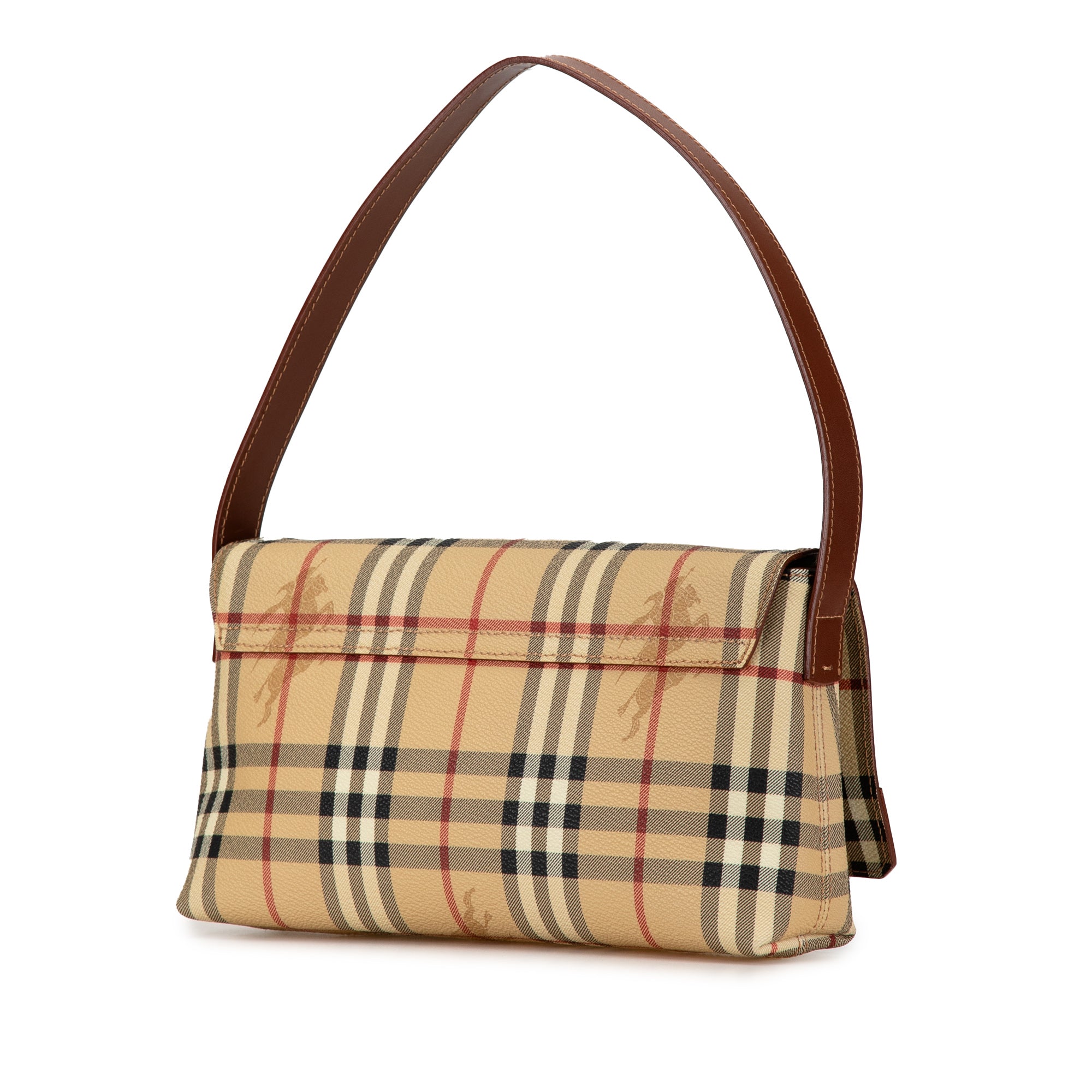 Haymarket Check Coated Canvas Shoulder Bag