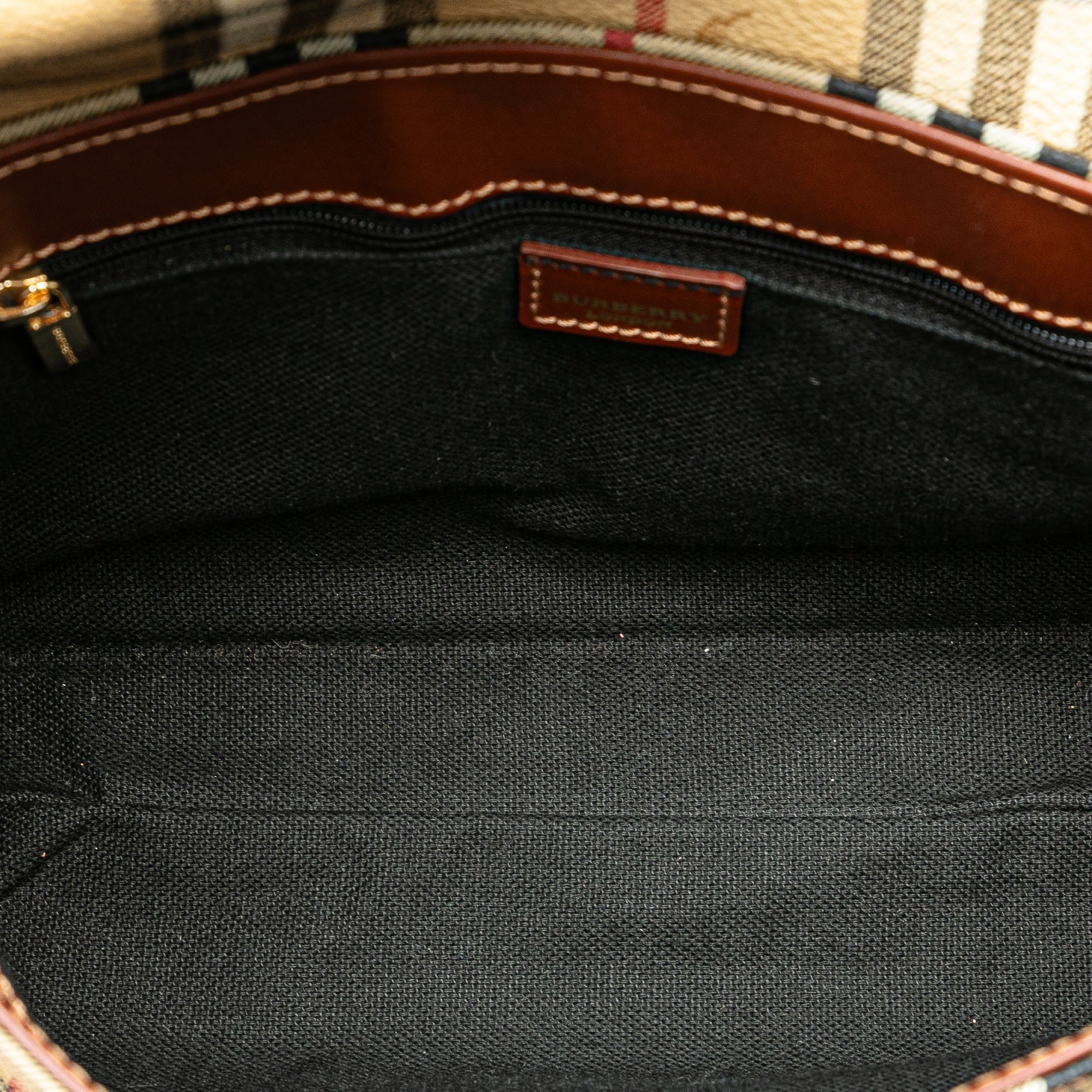 Haymarket Check Coated Canvas Shoulder Bag