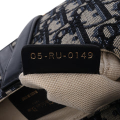 Mini Oblique Canvas Saddle Bag