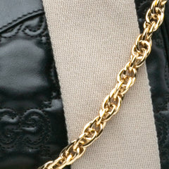 Small Leather GG Matelasse Satchel