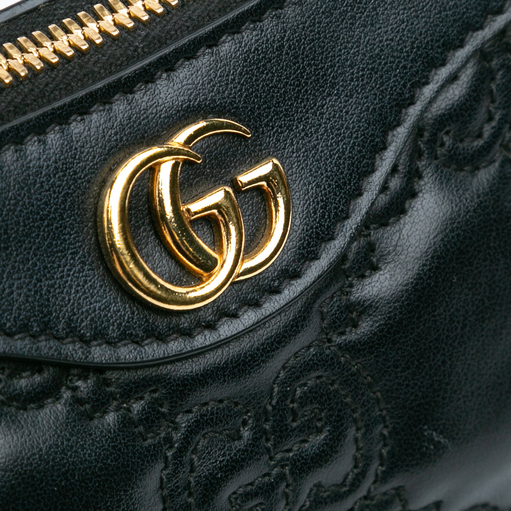 Small Leather GG Matelasse Satchel