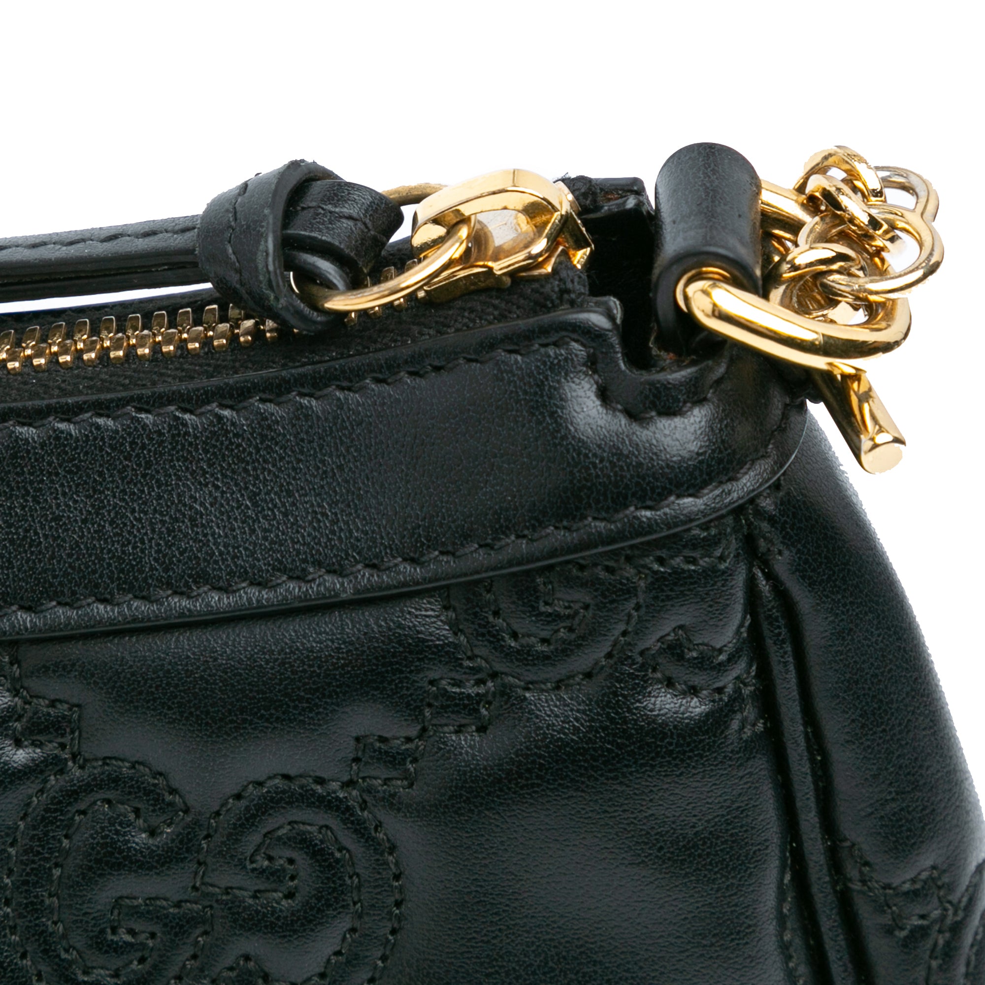 Small Leather GG Matelasse Satchel