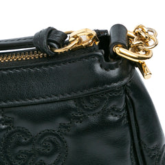 Small Leather GG Matelasse Satchel