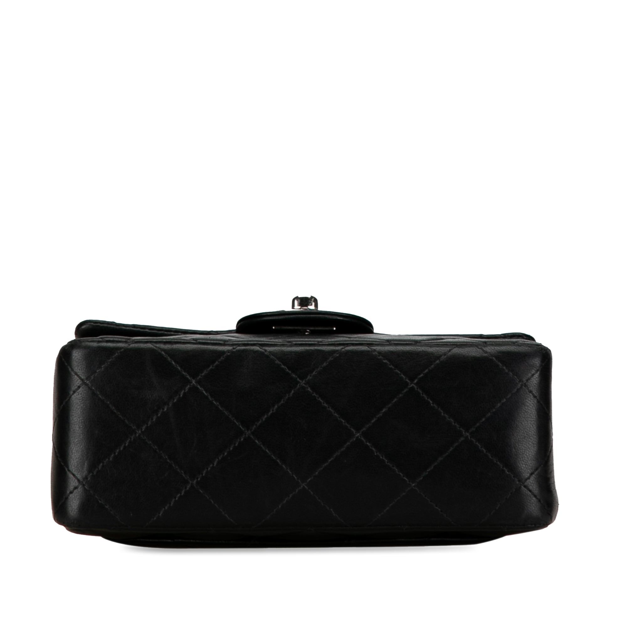 Mini Square Classic Lambskin Single Flap_3