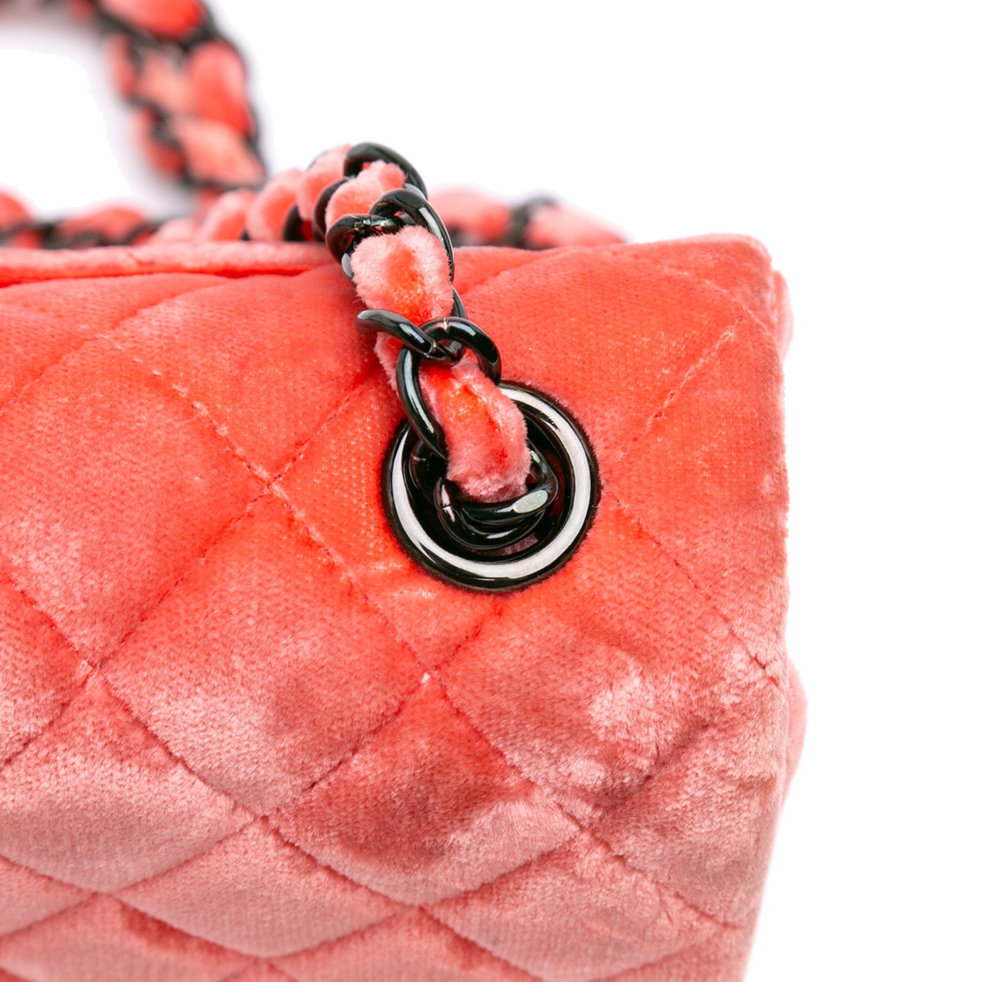 Mini Rectangular Classic Velvet Single Flap