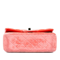Mini Rectangular Classic Velvet Single Flap