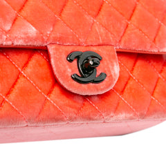 Mini Rectangular Classic Velvet Single Flap