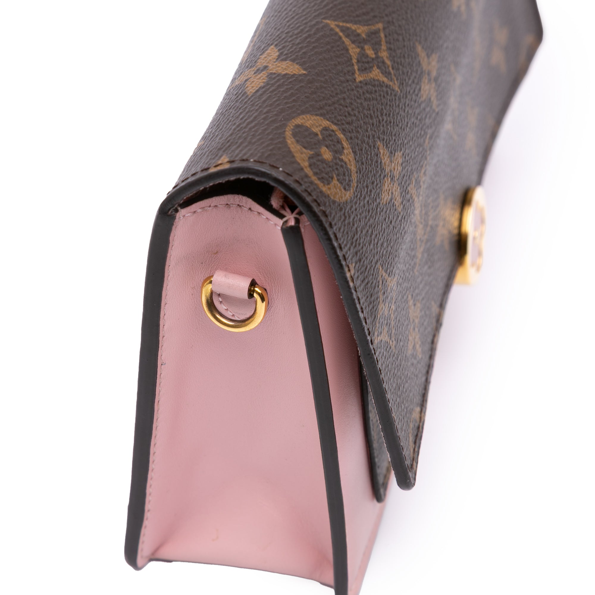 Monogram Flore Wallet On Chain