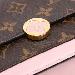 Monogram Flore Wallet On Chain