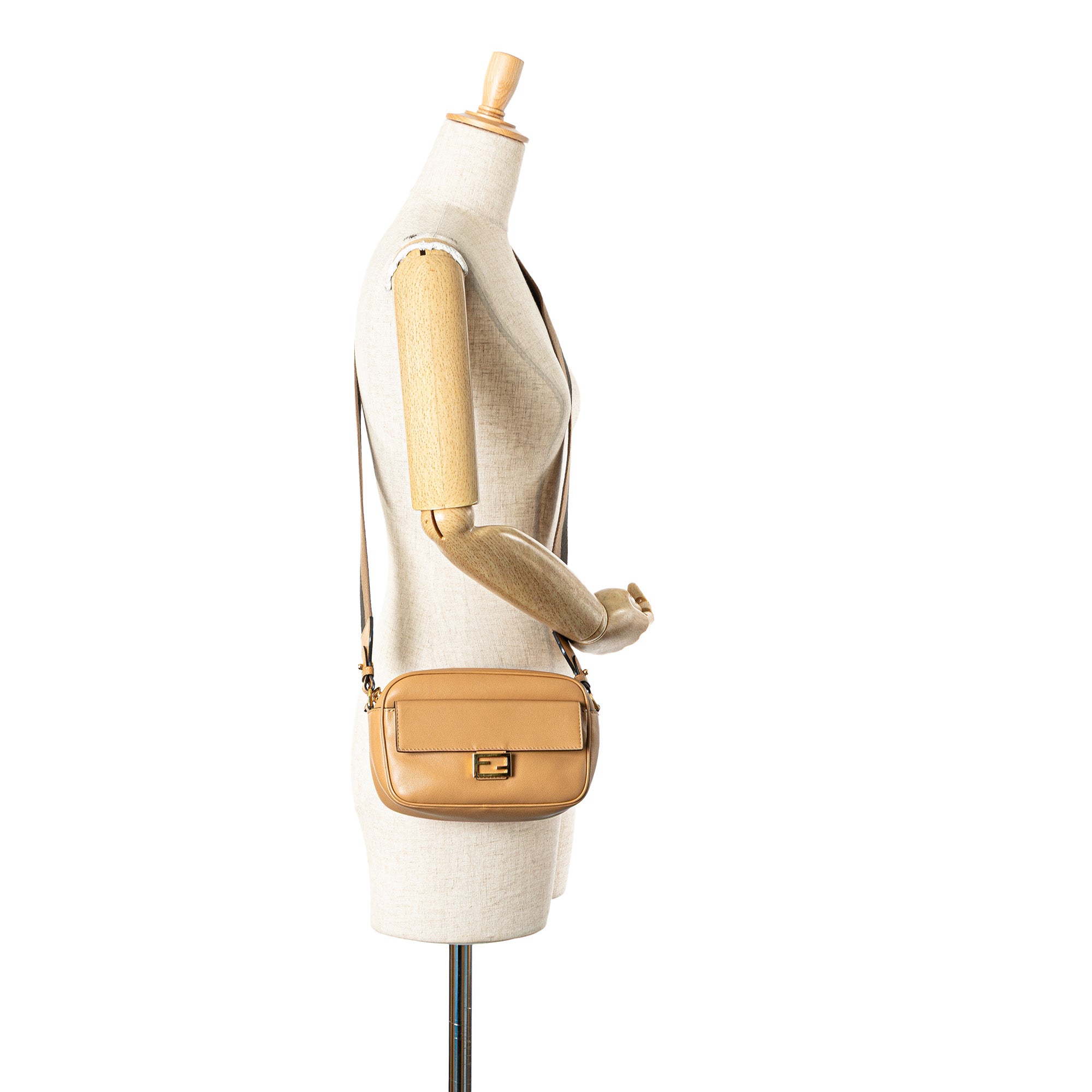 Leather Baguette Camera Bag