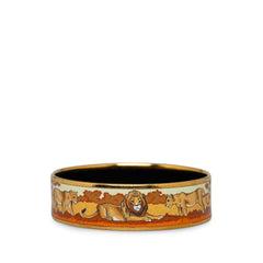 Lions Wide Enamel Bangle