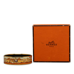 Lions Wide Enamel Bangle