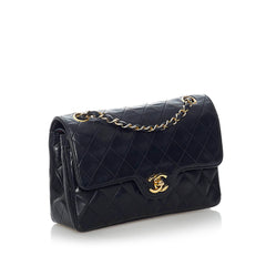 Small CC Quilted Lambskin Double Flap_1