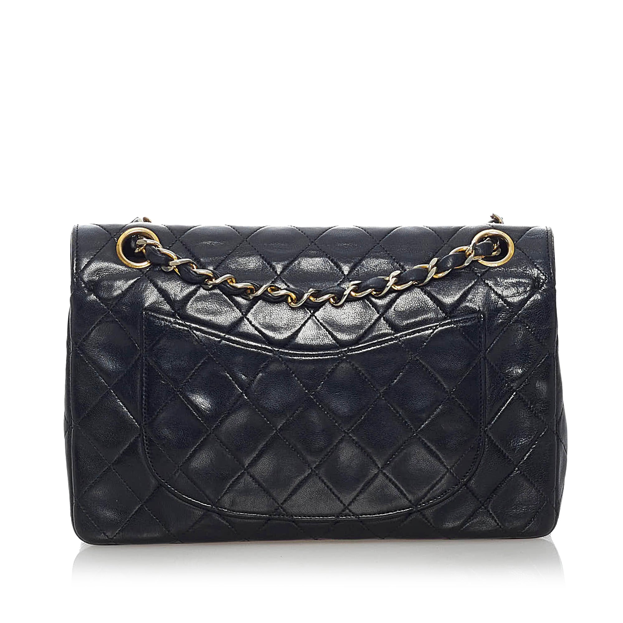 Small CC Quilted Lambskin Double Flap_2