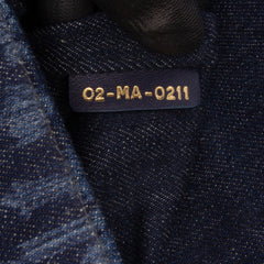 Printed Denim Flowers 30 Montaigne Flap