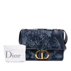 Printed Denim Flowers 30 Montaigne Flap