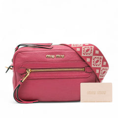 Goatskin Madras Camera Bag