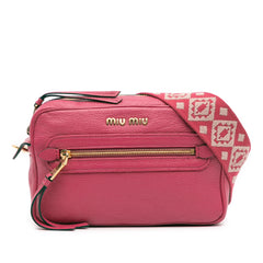 Goatskin Madras Camera Bag