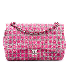 Jumbo Classic Tweed Double Flap