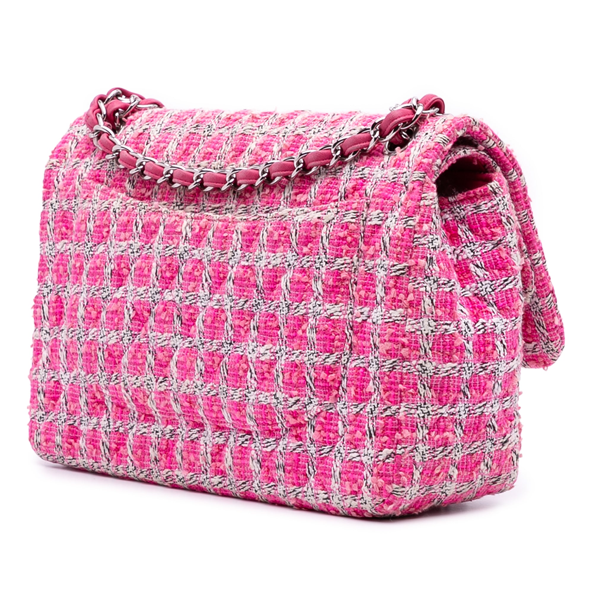 Jumbo Classic Tweed Double Flap